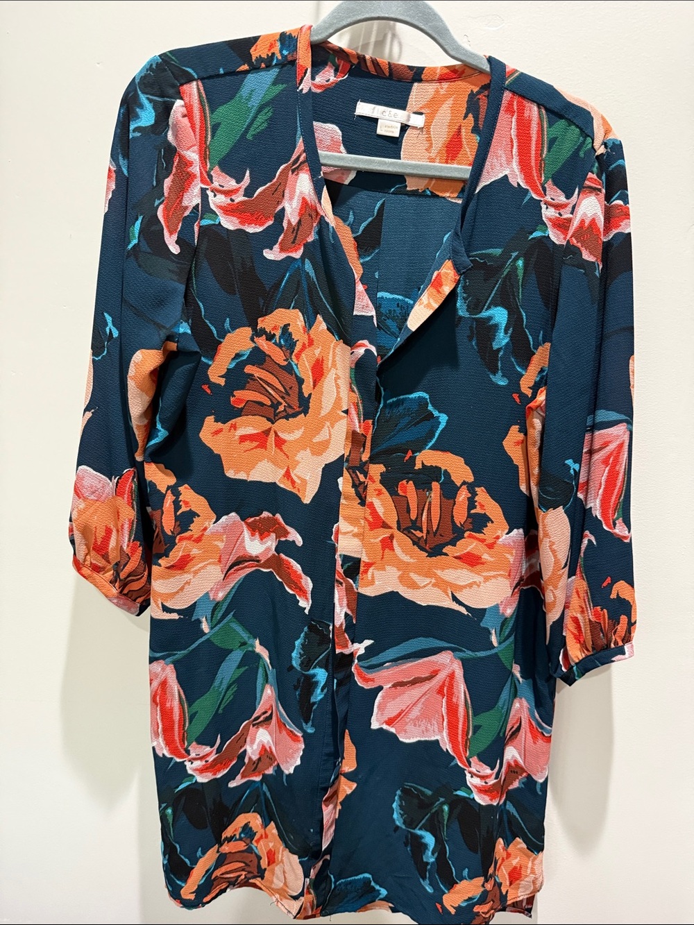CeCe Floral Tropical Dress , size L
